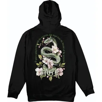 Pánská mikina dgk Pánská mikina serpent hoodie black