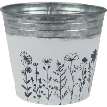 Zahrada Květináč plechový K4599/1