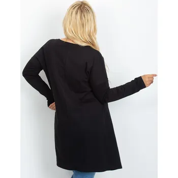 Dámská tunika Dámská tunika Plus Size RV-TU-5042.09X RELEVANCE Barva: Černá, Velikost: XL/2XL