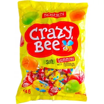 Cukrovinka Bonbóny Crazy Bee ovocné Roshen sypané (90-100g)