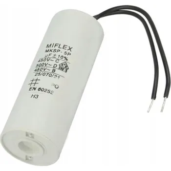 Kondenzátor Motorový kondenzátor MIFLEX 14uF 450Vac POLSKÝ 2P