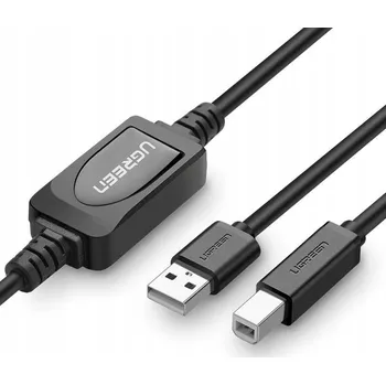 Datový kabel USB kabel - USB typ B UGREEN 15 m černý