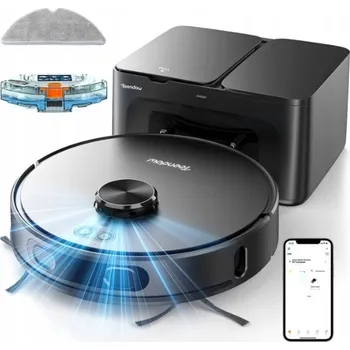 Robotický vysavač Teendow D65S MAX Robotický vysavač s mopem a LiDAR navigací 3v1, sací výkon 6000Pa, výdrž 220 minut, baterie 5200mAh
