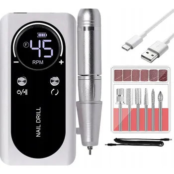 PROFESIONÁLNÍ BRUSKA NA NEHTY MANIKÚRA PEDIKÚRA VÝKONNÁ 45 TIS OT./MIN