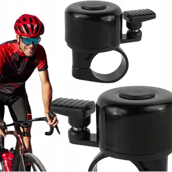 Zvonek na kolo ZVONEK NA KOLO ČERNÝ DING DONG HLASITÝ 32910