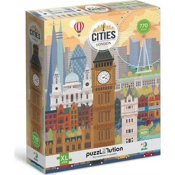 Puzzle Puzzle Easy-XL 1000 Dílků Města. Londýn