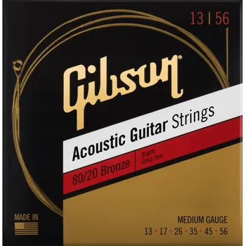 Strunný nástroj Struny Gibson 80/20 Bronze pro akustickou kytaru
