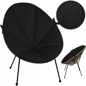 Polštář Polštář DOMAREX 110 x 100 x 4 černý