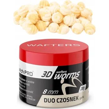 Boilies Wafters Duo Červy Česnek 8mm Match Pro