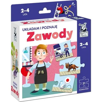 Puzzle Puzzle Kapitan Nauka , 21 dílků, Profese. Skládám a učím se. Kapitan Nauka
