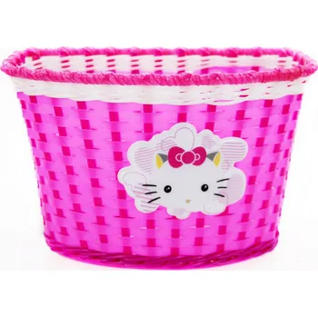 Košík na láhev Přední košík na kolo JET Hello Kitty růžový