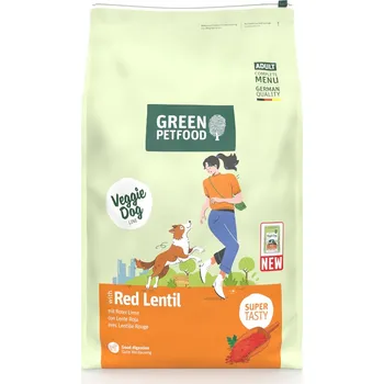Krmivo pro psa 2x10kg Green Petfood Veggie Dog s červenou čočkou - výhodné balení