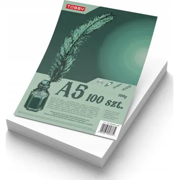 Kancelářský papír Kancelářský papír Tobby formát A5, 300 g/m², 100 listů