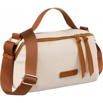 Kabelka Peterson kabelka přes rameno nylonová béžová