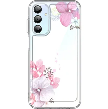Pouzdro na mobilní telefon Kryt Samsung A16 Image pevný Violet Blossom (obal neboli pouzdro na Samsung A16)