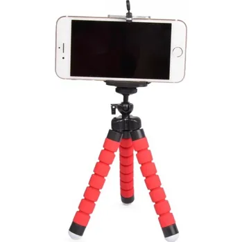Stativ pro mobilní telefon univerzální červený