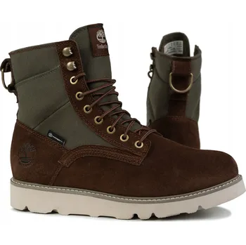 Pánská zimní obuv Pánské zimní boty Timberland VIBRAM WATERPROOF L/F BOOT, tmavě hnědý semiš