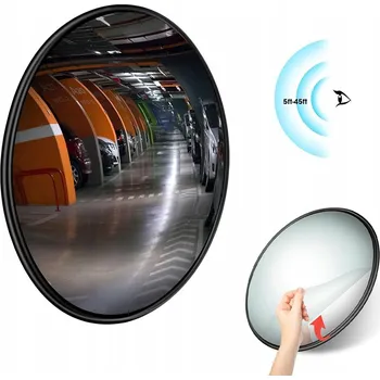 Zrcadlo ZRCADLO KONVEXNÍ 30 CM SFÉRICKÉ SKLADOVÁNÍ PARKOVÁNÍ PANORAMATICKÉ DRŽÁKY