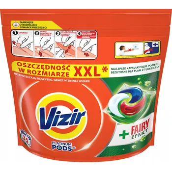 Prací prostředek Vizir + Fairy Effect PODS Kapsle na praní, 35 praní