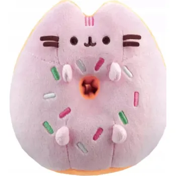 plyšák Pusheen donut, roztomilý koblih - plyšová hračka / plyšák 15x16 cm