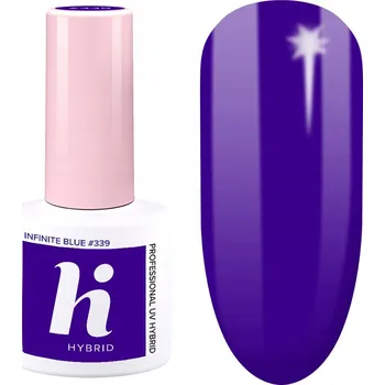 Lak na nehty Hybridní lak barevný lak hi hybrid Modrá 5 ml
