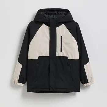 Reserved - Lehká bunda s kapucí - černý - 791HF-99X - 791HF-99X-122