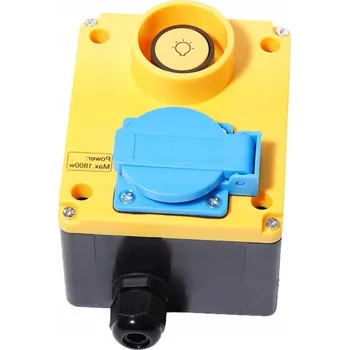 Bezpečnostní kamera ROZVODNÁ KRABICE VODOTĚSNÁ 250V IP44 ABS S TĚSNĚNÍM ZESÍLENÁ