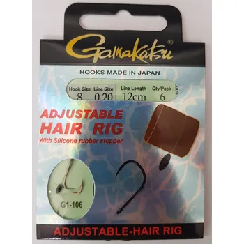 Rybářský háček Háčky Gamakatsu BKS-G1-106 s očkem, vlasec č. 8/0,20mm