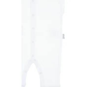 Kojenecký overall Bavlněné kojenecké dupačky Nicol bílé, vel. 68