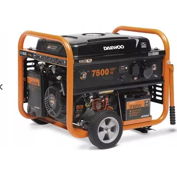 Elektrocentrála Elektrocentrála generátor DAEWOO GDA 8500E 7.5kW 18 koní 230V Elektrický start AVR