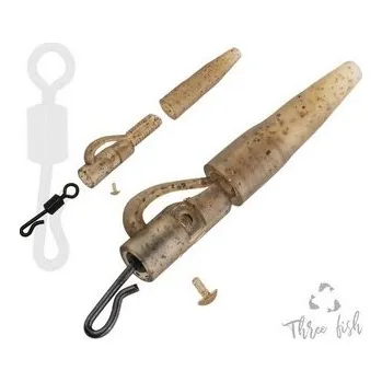 Zfish Závěska Lead Clip & Tail Rubber + QC – 6 ks