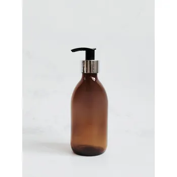 Dávkovač mýdla MONA 250 ml s černo-stříbrným dávkovačem