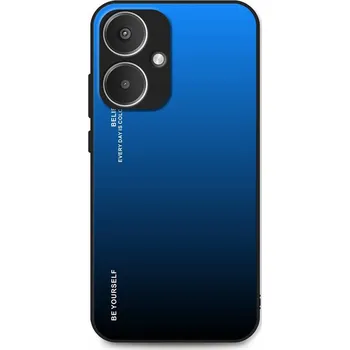 Pouzdro na mobilní telefon TopQ Kryt LUXURY Xiaomi Redmi 13 pevný duhový modrý 139899 9783035758153