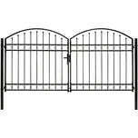 Dvoukřídlá plotová brána s obloukem…