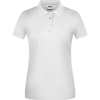DAIBER JN 873 / Dámské pracovní polo z bio bavlny - white 4XL