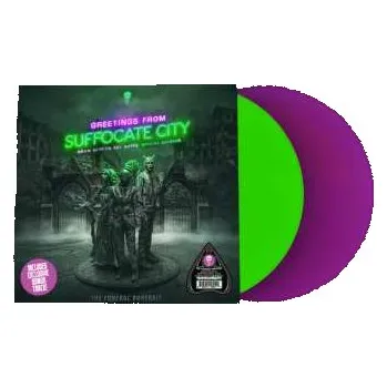 Zahraniční hudba 2LP The Funeral Portrait: Greetings from Suffocate City: Beyond the Abyss 2025 Deluxe Edition Neon Green & Neon Purple Vinyl