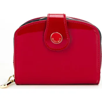 Peněženka Monnari dámská peněženka z pravé kůže červená