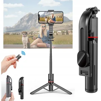 Selfie tyč SELFIE tyč s Bluetooth dálkovým ovládáním a stativem TRIPOD | Tyč se stativem a Bluetooth