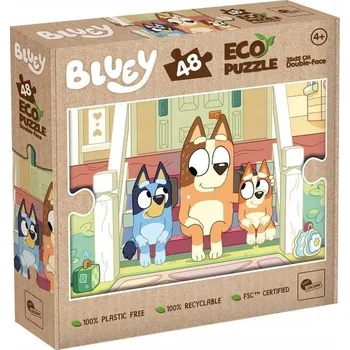 Puzzle Puzzle Eco 48 Oboustranné Bluey - Lisciani