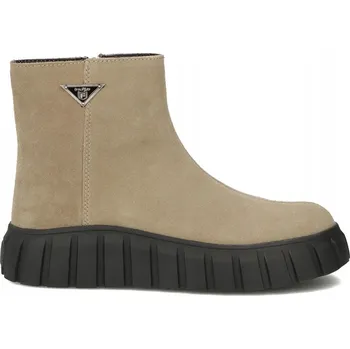 Dámská zimní obuv Kožené semišové dámské kotníkové boty na platformě Filippo lehké pohodlné vel. 38