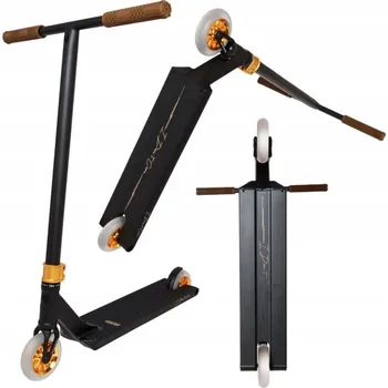 Koloběžka Freestyle Koloběžka NKD IDC Stunt Černo-Zlatá, výška 85 cm