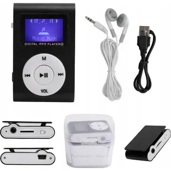 MP3 přehrávač Spacnana, černý, 32 GB