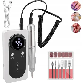 BRUSKA NA NEHTY MANIKÚRA PEDIKÚRA PROFESIONÁLNÍ BEZDRÁTOVÁ SADA