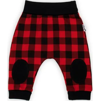 Kostkované kojenecké kalhoty Nicol, vel. 62