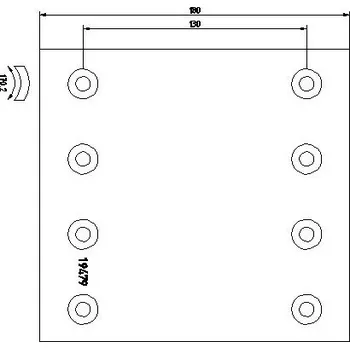 Brzdová čelist Sada brzdoveho oblozeni, bubnova brzda LUMAG 19479 00 102 10