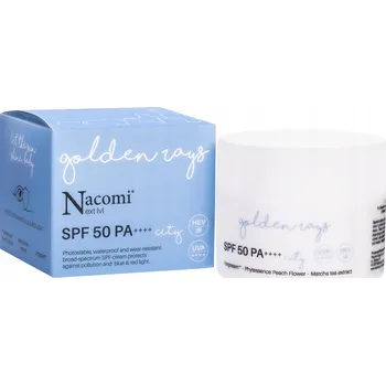 Pleťová kosmetika Nacomi Next Level Golden Rays denní krém SPF 50 city 50 ml