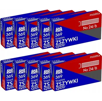 Spona do sešívačky Kancelářské sešívací sponky GRAND 24/6 standardní, 10 balení