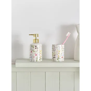 Dávkovač mýdla Sinsay - Dávkovač na mýdlo s květinovým motivem - vícebarevná - 230HW-MLC - 230HW-MLC-ONE