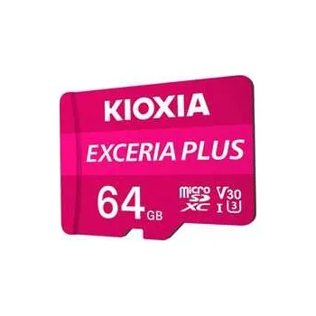 Paměťová karta Kioxia Paměťová karta Exceria Plus (M303), 64GB, microSDXC, LMPL1M064GG2, UHS-I U3 (Class,rychlé dodání