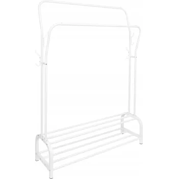 Věšák Stojanový věšák kovový Gockowiak bílý